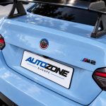 Pack de emblemas 50 Aniversario con acabado en carbono para BMW M2 G87.