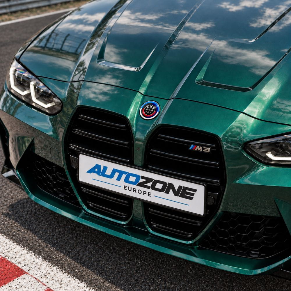 Kit de insignias conmemorativas 50 Aniversario en fibra de carbono negra para BMW M3 G80.