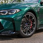 Kit de insignias conmemorativas 50 Aniversario en fibra de carbono negra para BMW M3 G80.