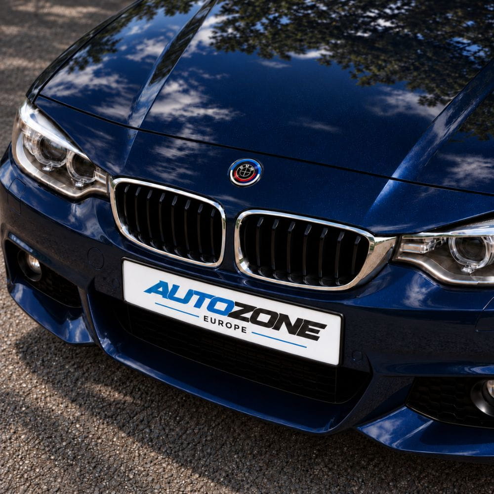 Kit de insignias conmemorativas 50 Aniversario en fibra de carbono negra para BMW Serie 4 F32, F33 y F36.